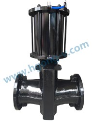 API6D pneumatic GG25/Cast iron pinch valve